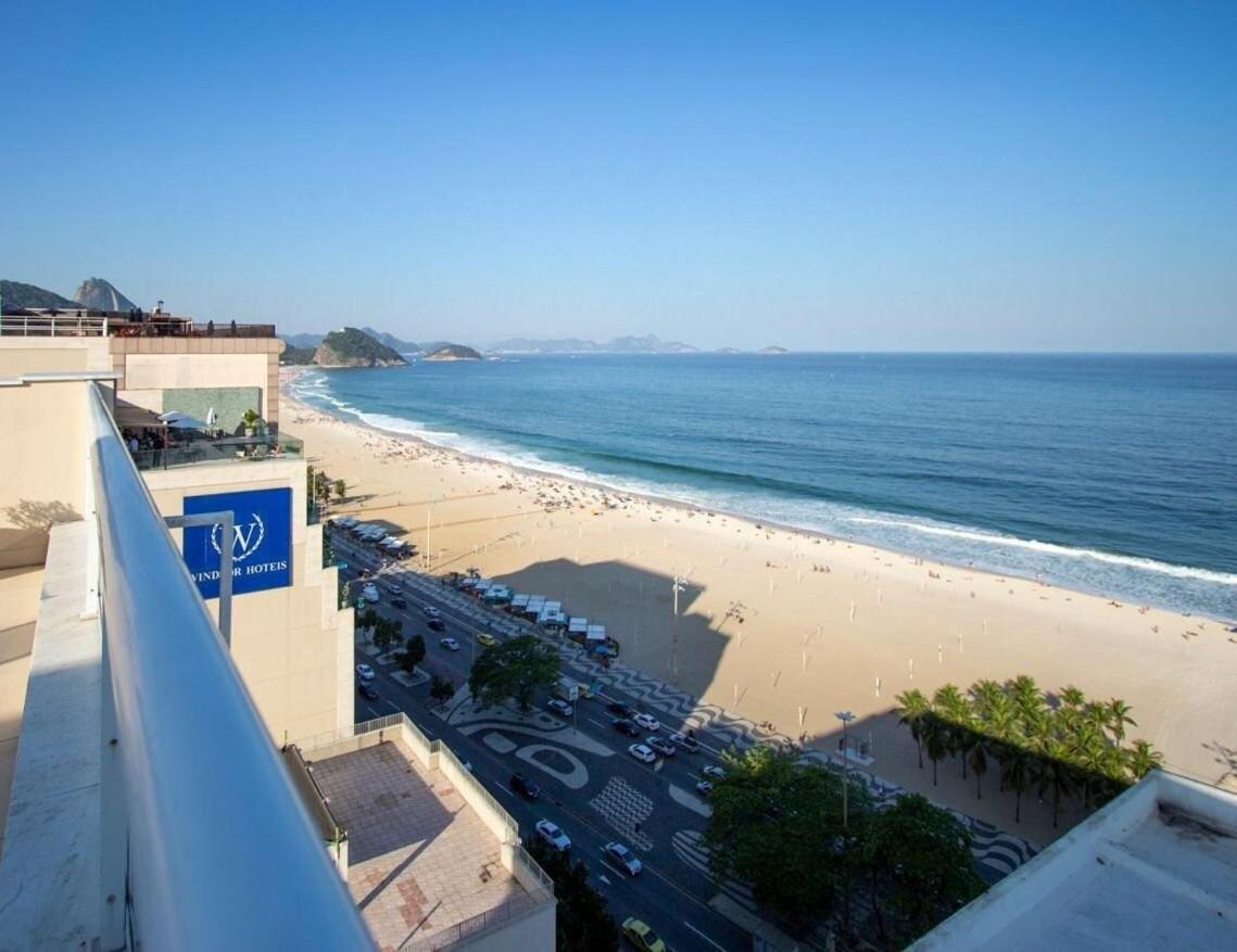 Flat Praia De Copacabana - Pe Na Areia Rio de Janeiro Dış mekan fotoğraf